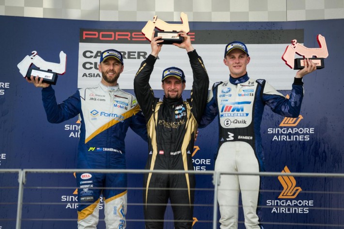 Ragginger inches closer to 2017 champion title after wet win in Round 10 at Singapore 2017MartinRound10